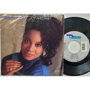 Donna Allen ‎45 W/PS Joy And Pain (remix) / Wild Nights on Oceana VG/VG Disco
